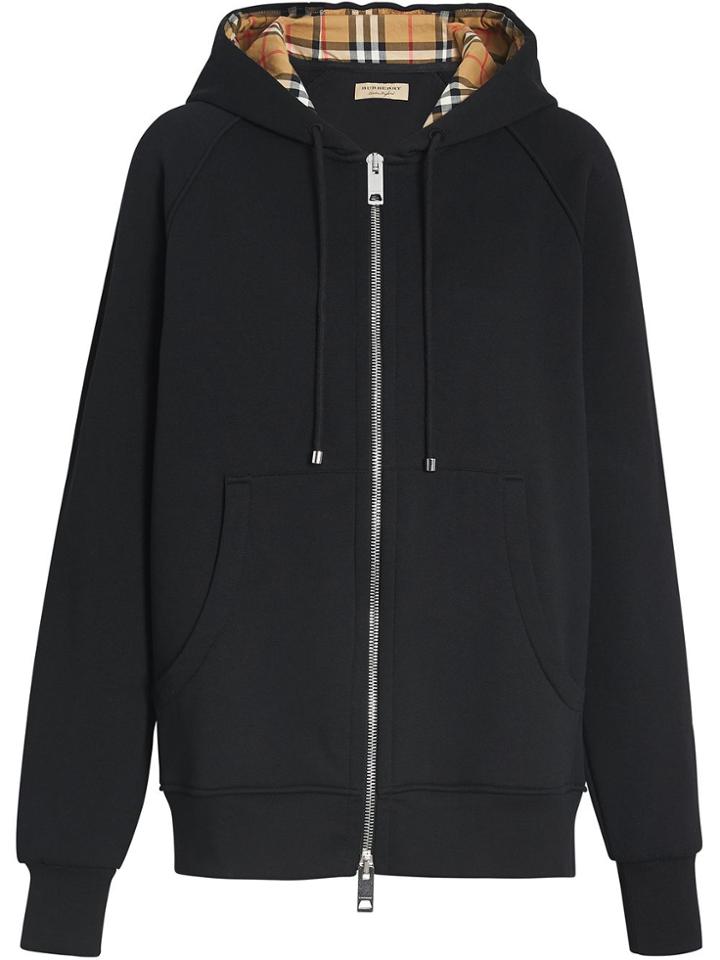 Burberry Hooded Sweatshirt - Black