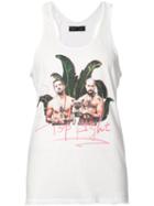Baja East - Printed Vest - Women - Cotton - 4, White, Cotton