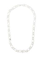 Susan Caplan Vintage 1990s Figaro Chain Necklace - Silver