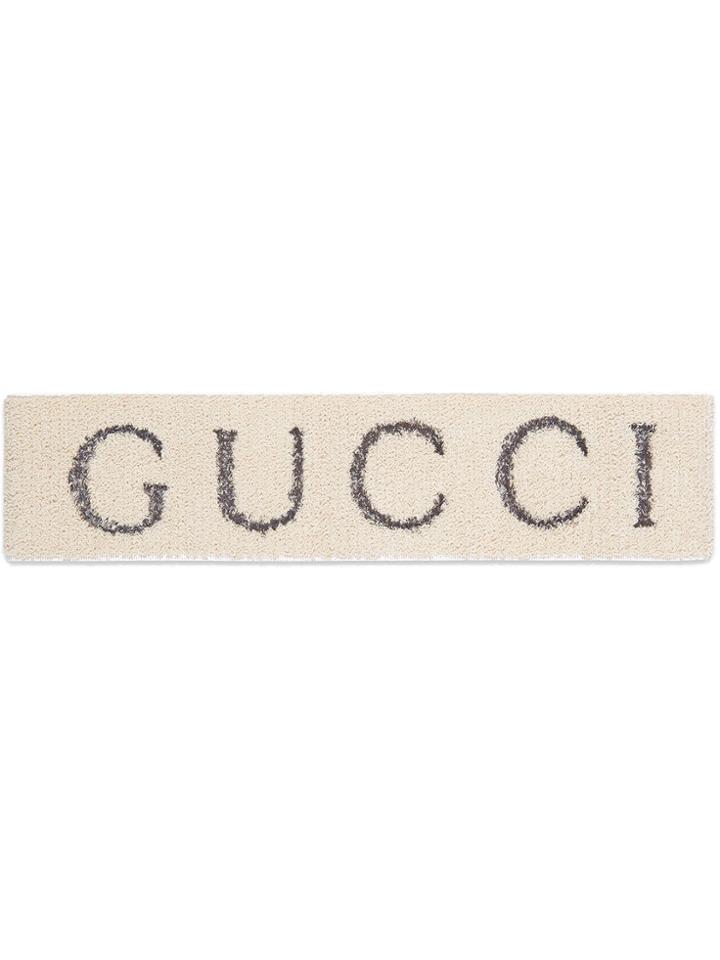 Gucci Elastic Gucci Headband - White