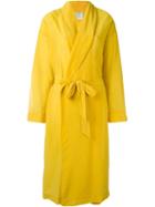 Forte Forte Robe Coat, Women's, Size: I, Yellow/orange, Cotton/silk