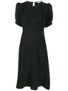 P.a.r.o.s.h. Puffed Sleeve Dress - Black