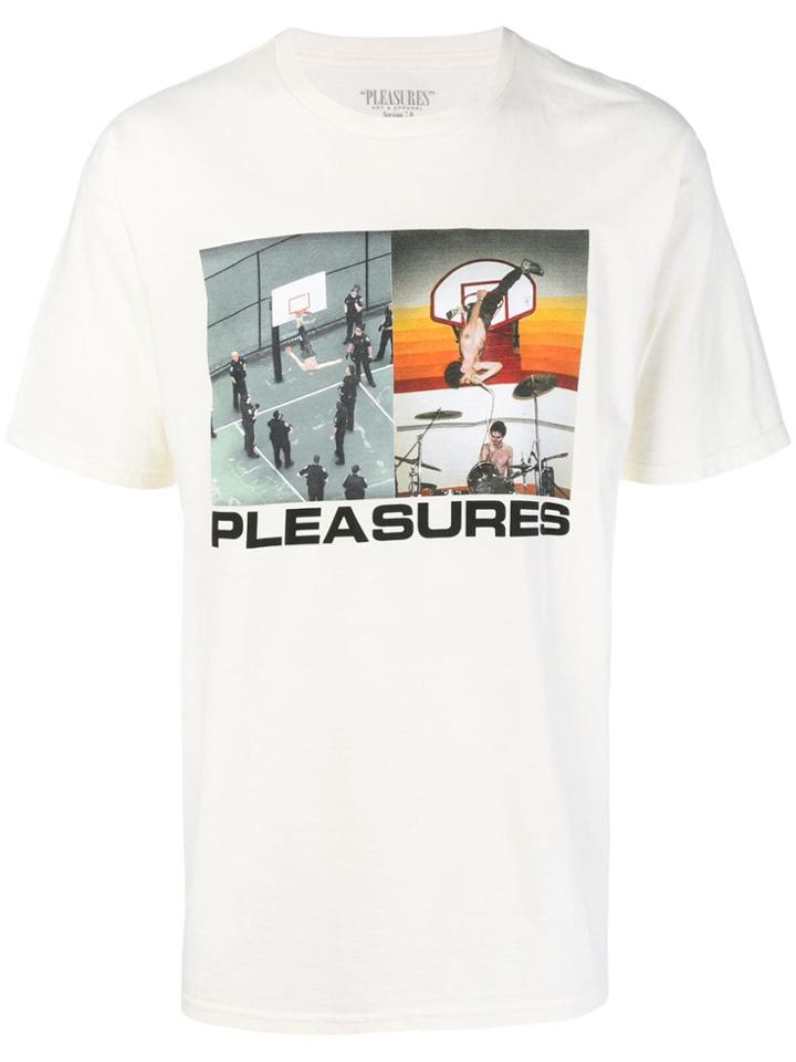 Pleasures Hoops T-shirt - Nude & Neutrals