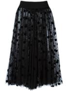 Gianluca Capannolo Semi Sheer Polka Dot Skirt