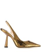 Jimmy Choo Fetto 100 Pumps - Gold