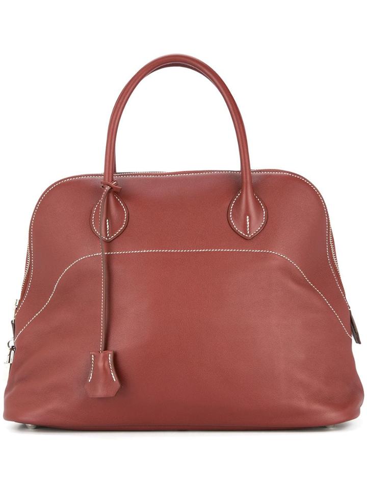 Hermès Vintage Bolide Relax 35 Tote - Brown