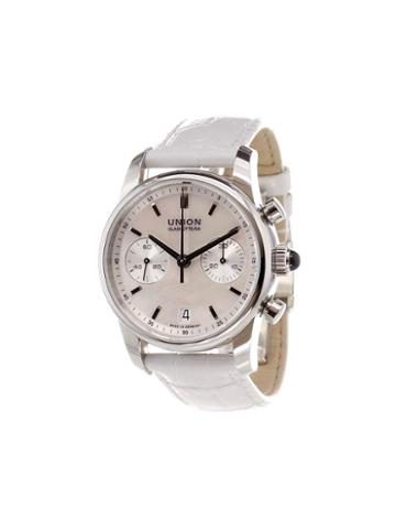 Union Glashütte 'seris Chronograph' Analog Watch, Adult Unisex, Stainless Steel