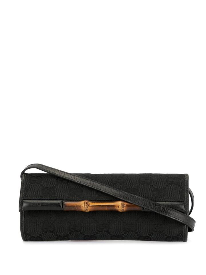 Gucci Pre-owned Bamboo Gg Belt Bag - Black