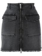 Raiine 'winfield' Skirt, Women's, Size: Xs, Grey, Cotton/spandex/elastane
