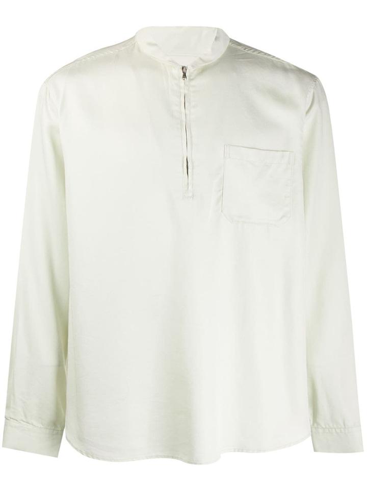 Our Legacy Zip Front Shirt - White