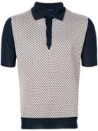 Larusmiani Embroidered Polo Top - Blue