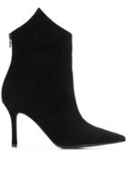 Marc Ellis Pointed Toe Heel Boots - Black