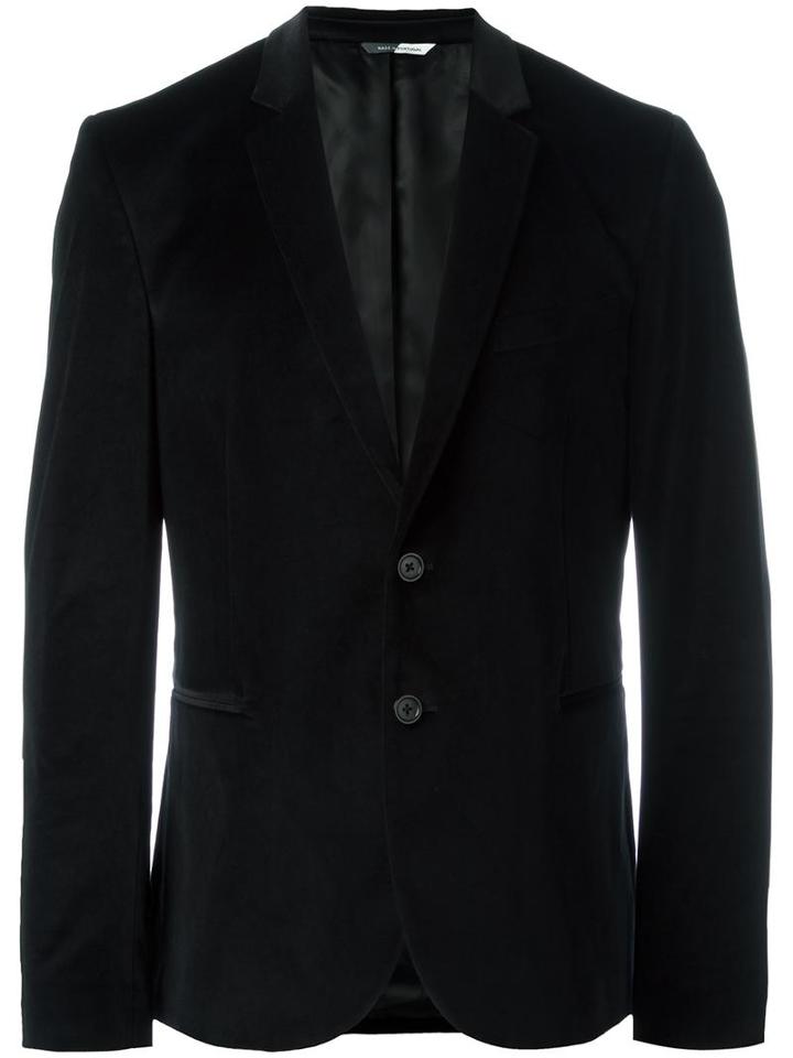 Ps By Paul Smith Welt Pockets Blazer, Men's, Size: 46, Black, Cotton/spandex/elastane/viscose