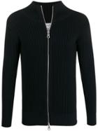 S.n.s. Herning Fitted Zip Cardigan - Blue
