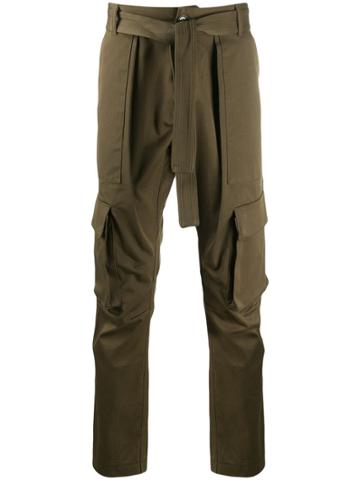 Ih Nom Uh Nit Straight-leg Belted Jeans - Green