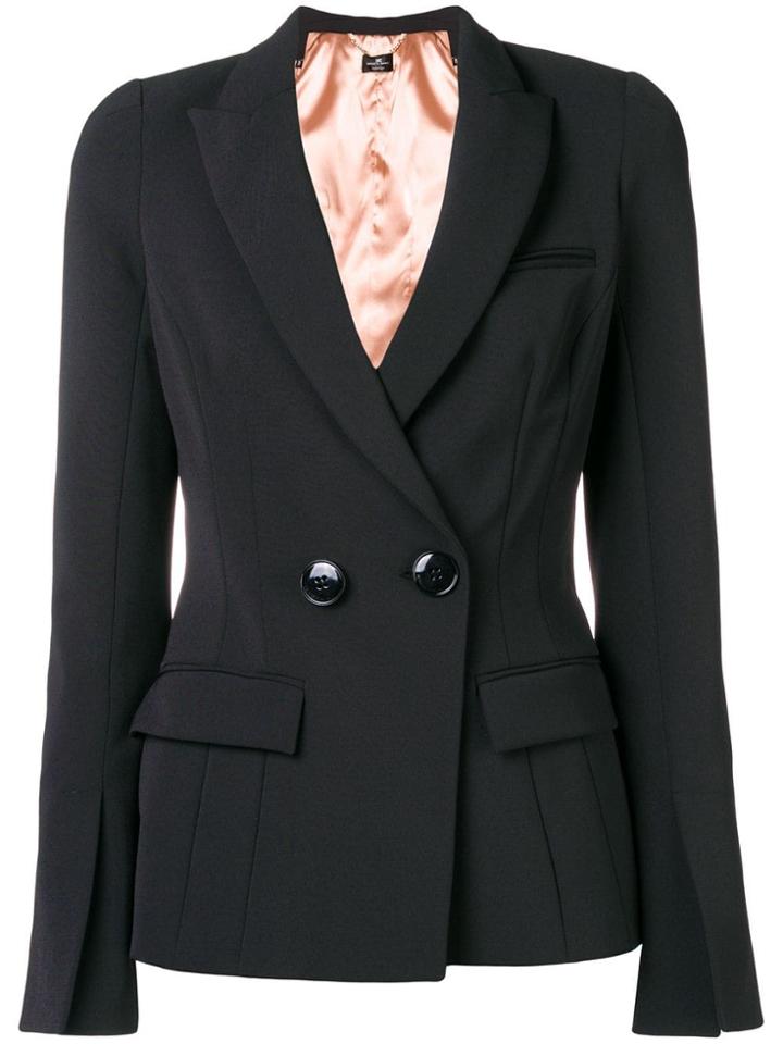 Elisabetta Franchi Fitted Blazer - Black