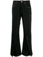 Aalto Flared Style Trousers - Black