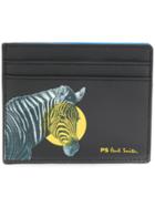 Ps By Paul Smith Zebra Print Cardholder - Black