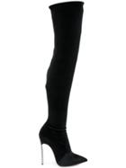 Casadei Over-the-knee Techno Blade Boots - Black
