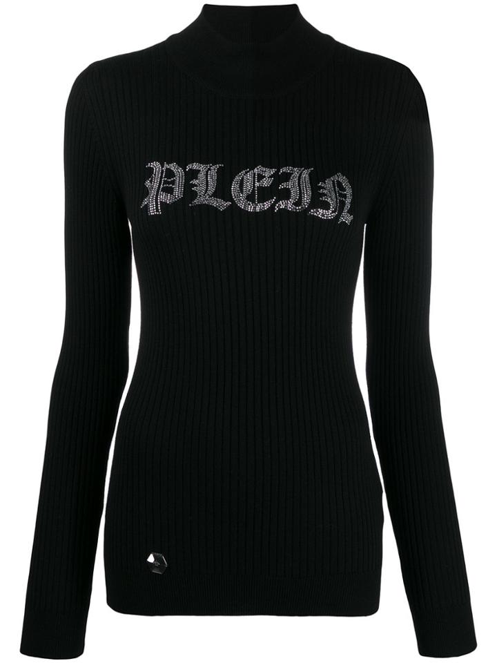 Philipp Plein Polo Neck Pullover - Black