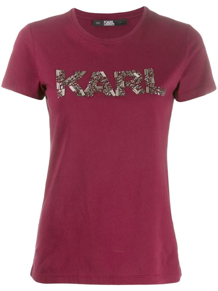Karl Lagerfeld Karl Oui T-shirt - Red