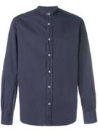 Officine Generale Classic Button Shirt - Blue