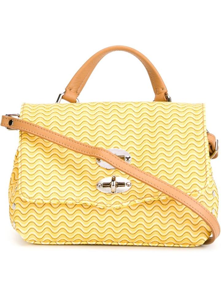 Zanellato Baby Postina Satchel, Women's, Yellow/orange, Leather