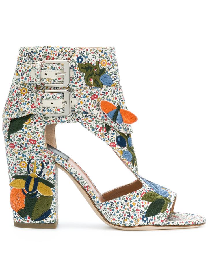 Laurence Dacade Embroidered High Hell Sandals - Multicolour
