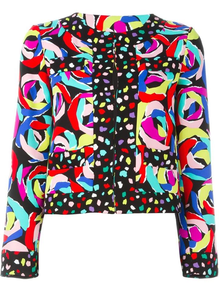 Boutique Moschino Printed Boxy Jacket