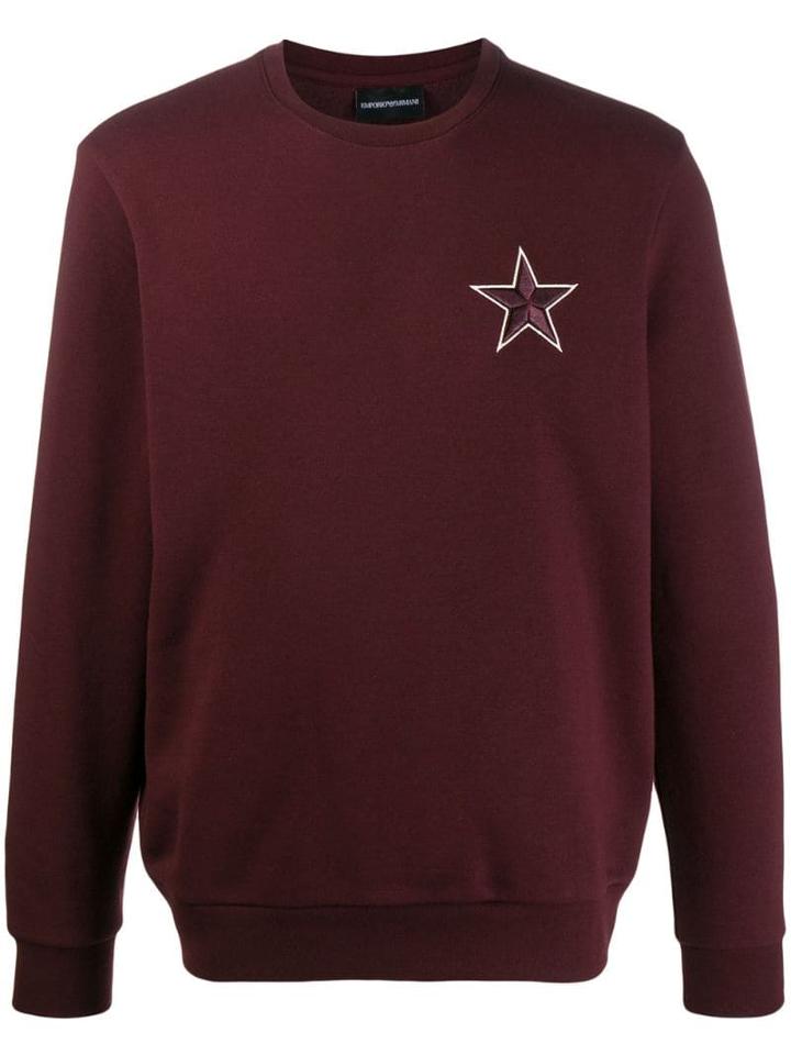Emporio Armani Embroidered Star Sweatshirt