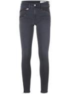 Rag & Bone /jean Zipped Pocket Skinny Jeans, Women's, Size: 26, Grey, Cotton/polyester/modal/spandex/elastane