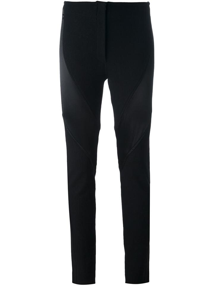 Ann Demeulemeester Contrast Panel Skinny Trousers