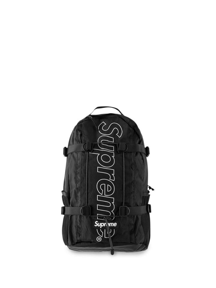 Supreme Logo Backpack - Black