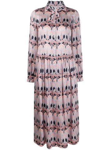 Liberty London Etoile De Mer Shirt Dress - Blue
