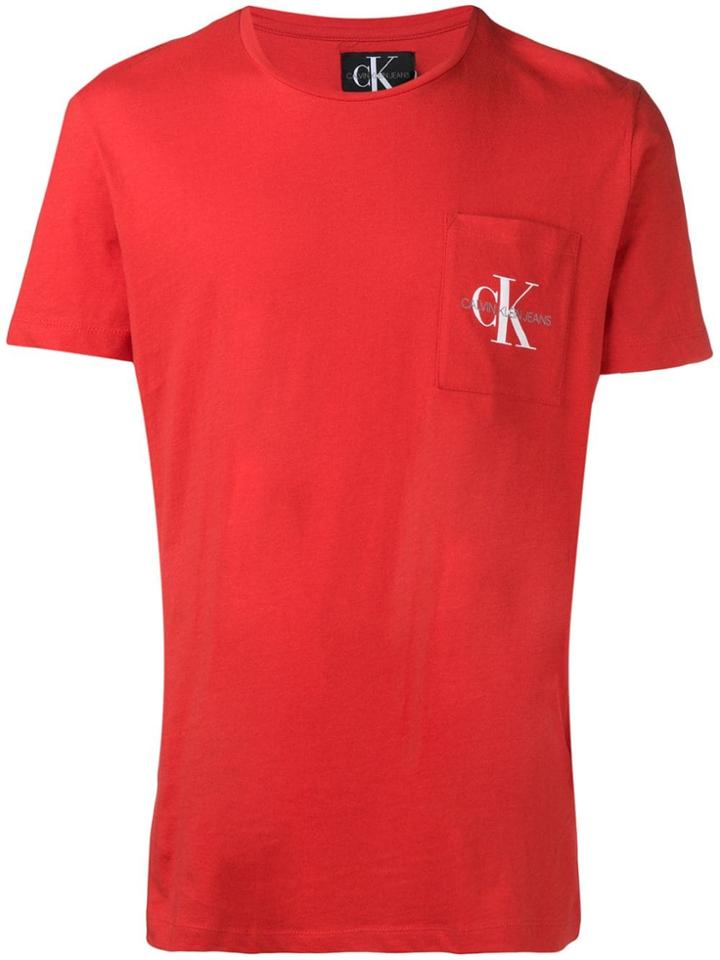 Calvin Klein Jeans Embroidered Logo T-shirt