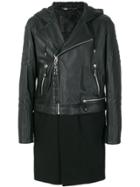 Philipp Plein Double Detail Coat - Black