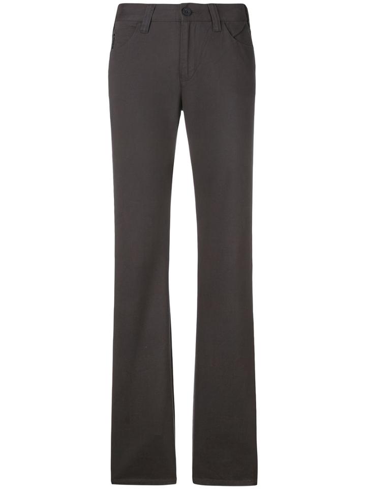 Armani Jeans - Flared Jeans - Women - Cotton/spandex/elastane - 28, Grey, Cotton/spandex/elastane