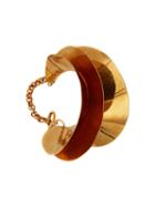 Jw Anderson Shell Cuff Bracelet - Gold