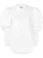 Brognano Puff Shoulder Shirt - White
