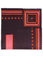 Givenchy 17 Print Scarf - Pink & Purple