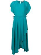 Twin-set Asymmetric Hem Dress - Blue