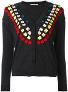 Marco De Vincenzo Bow Embellished Cardigan - Grey