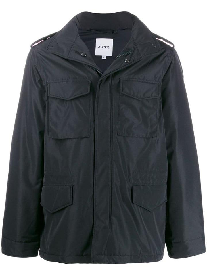 Aspesi Military Style Jacket - Blue