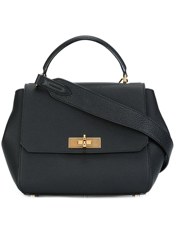 Bally Diamond Shaped Tote Bag, Women's, Black