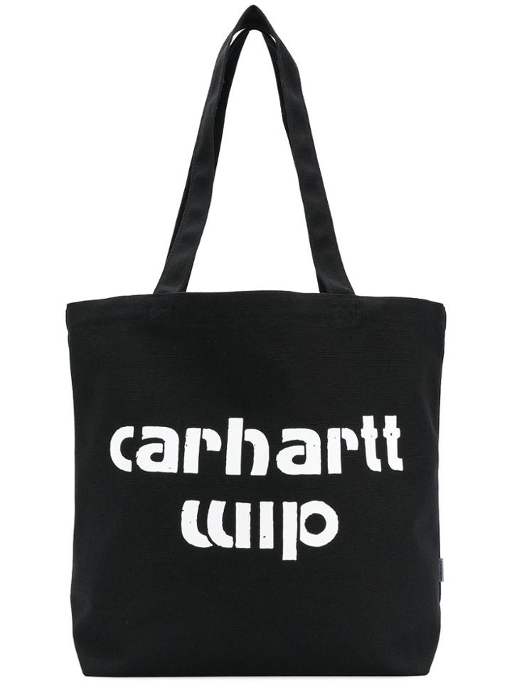 Carhartt Logo Print Tote - Black