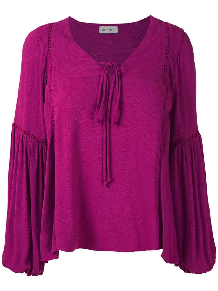 Olympiah Hagia Wide Sleeves Blouse - Pink