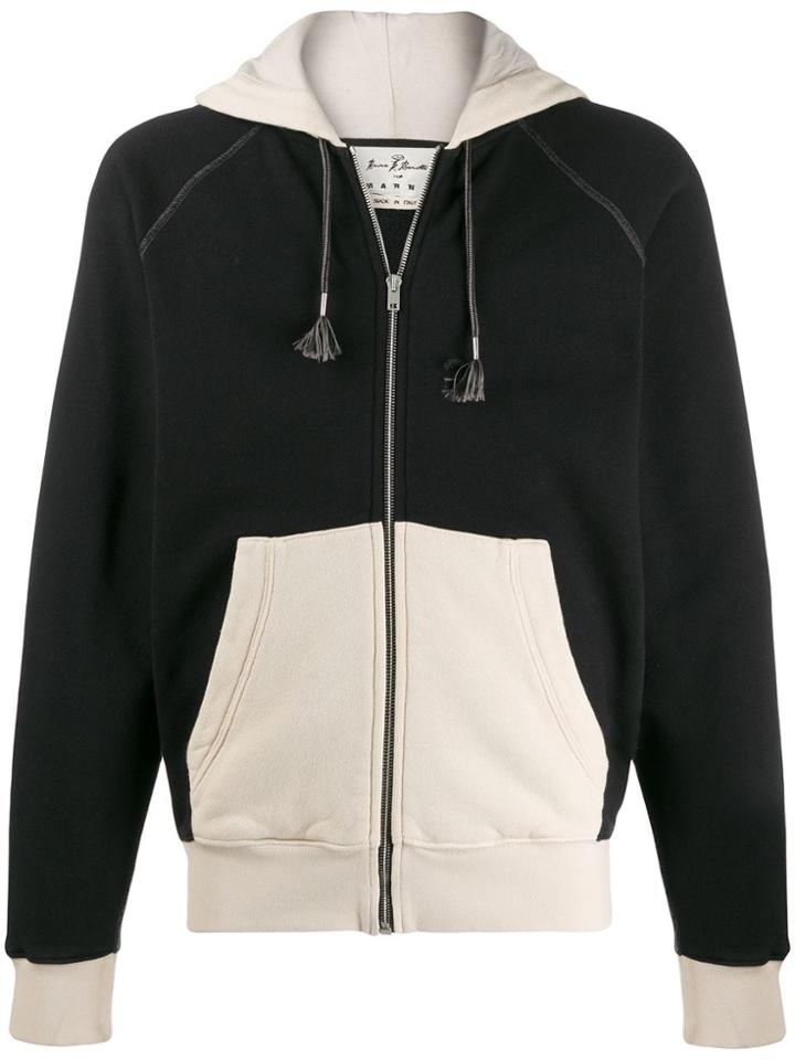 Marni Bruno Bozzetto Patch Zipped Hoodie - Black
