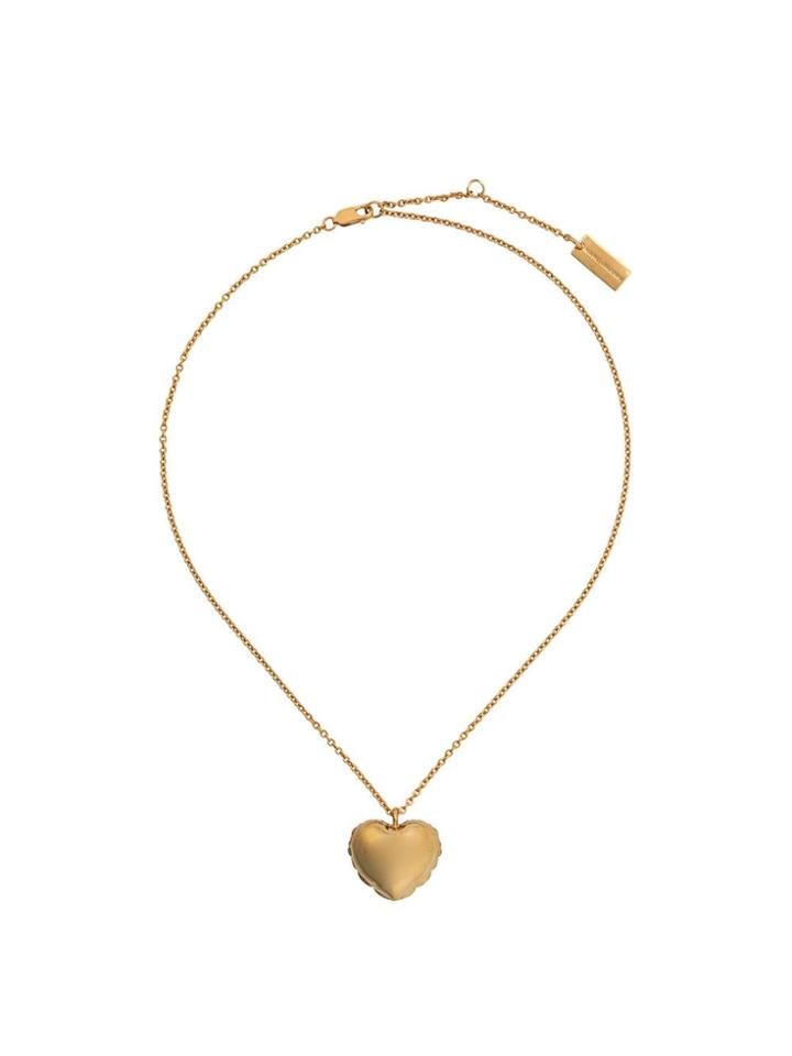 Marc Jacobs Balloon Hear Pendant Necklace - Gold