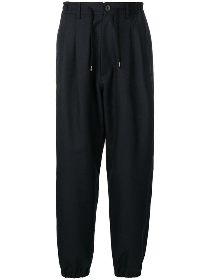 Golden Goose Deluxe Brand Drawstring Waist Trousers - Blue