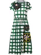 Mira Mikati Flower Patch T-shirt Dress - Green